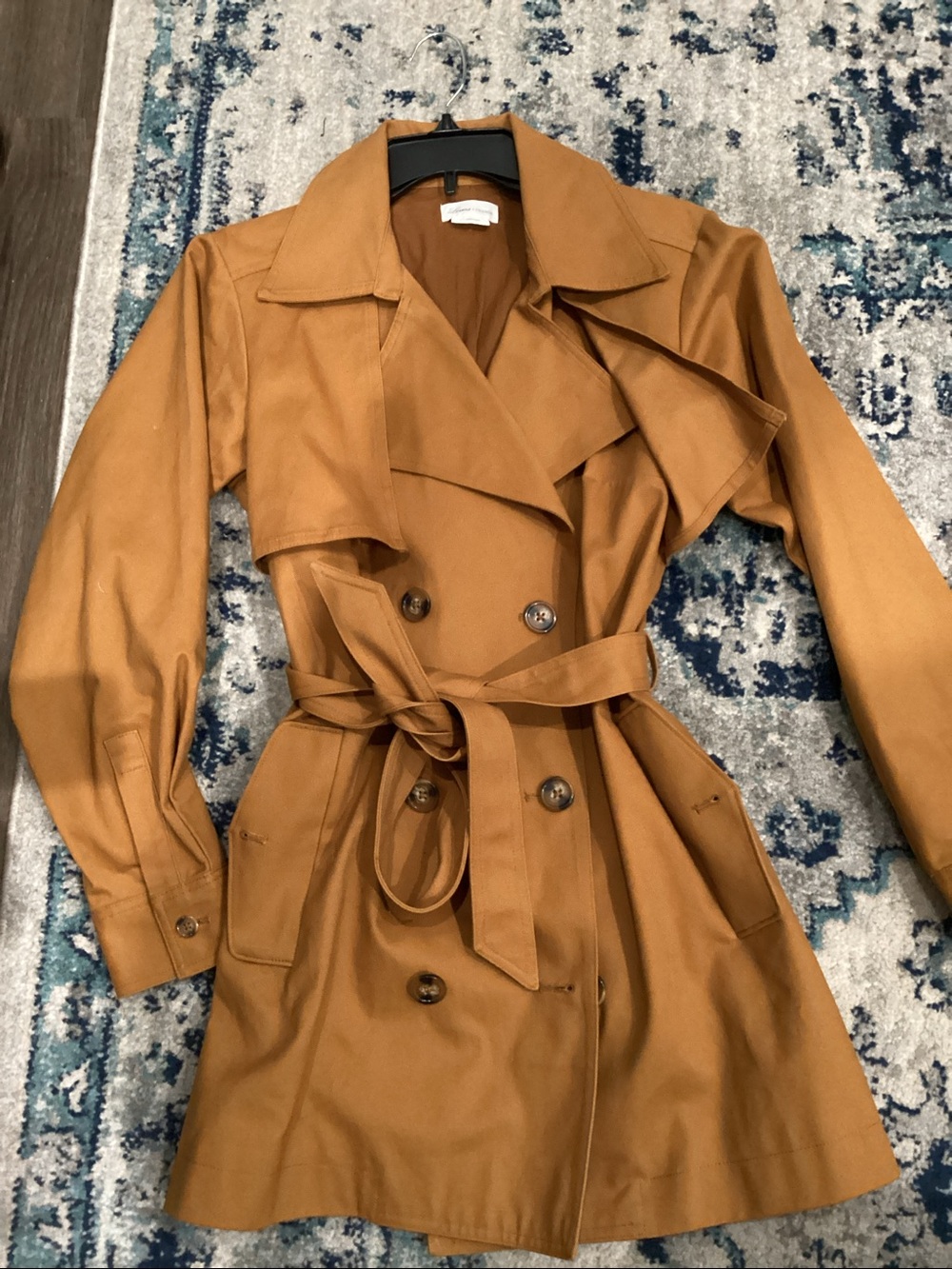 Lovers + Friends Camel Tan Trench Coat